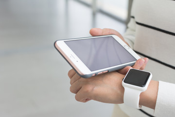 using wearable watch