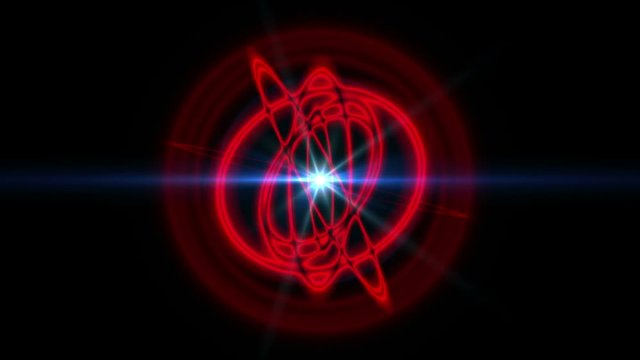 atom orbit abstract
