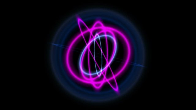 atom orbit abstract