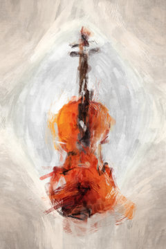 painted violine