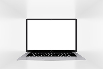 Fototapeta premium Blank laptop monitor.Empty screen