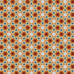 Fabric pattern design or interior wallpaper pattern.