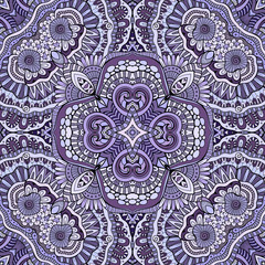 Abstract vector decorative ethnic hand drawn sketchy contour sea