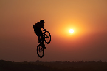 Obraz premium Bike jump