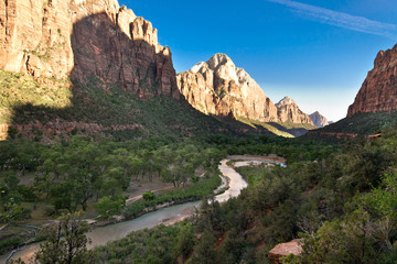 North Fork Virgin River in Utah, USA