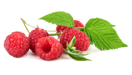 fresh organic raspberry