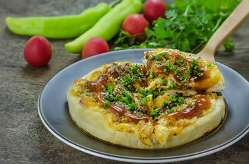 Homemade Hot Cheese Pizza