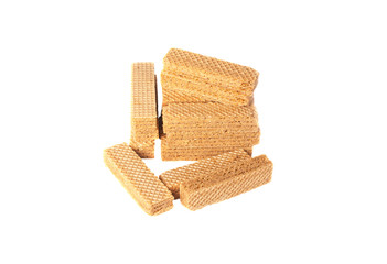 Wafers with chocolate isolated