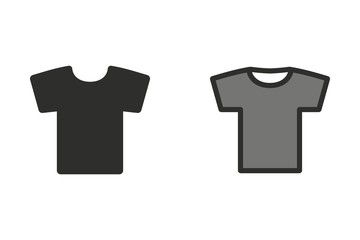 T-shirt - vector icon.