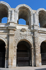 Roman amphitheatre in southern french town Arles