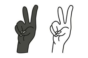 Obraz premium Hand - vector icon.