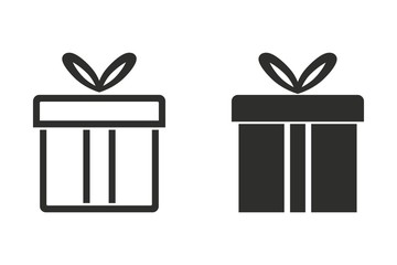 Gift Box - vector icon.