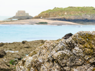 The coast Saint Malo and Fort National