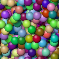 Small colorful balloons texture 