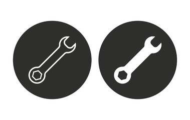 Wrench - vector icon.