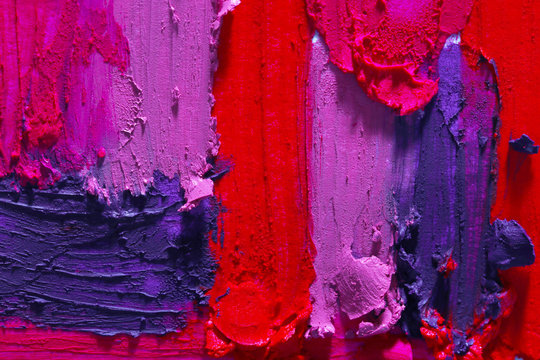 Smudged colourful lipstick background