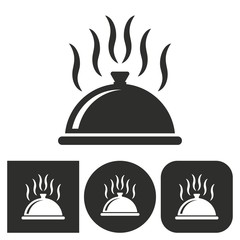 Food cover - vector icon.