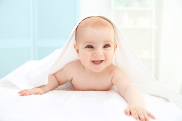 Portrait of cute baby