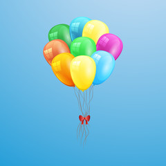 Obraz na płótnie Canvas bunch of balloons