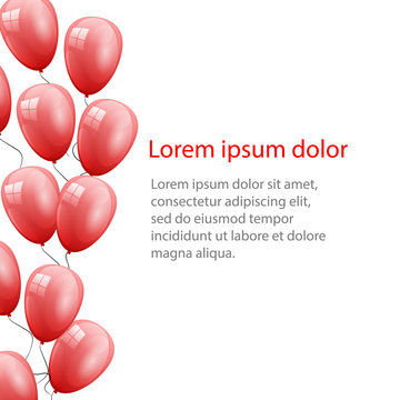 background balloons  red