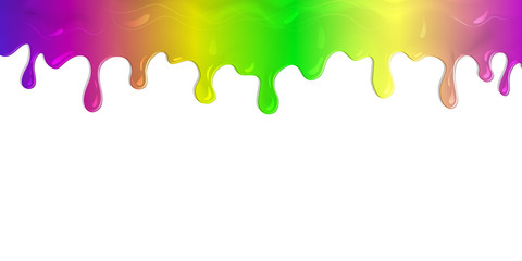 flowing paint color gradient