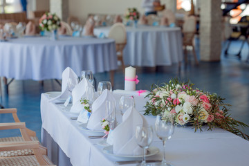 Wedding banquet, small restaurant in Maritime style
