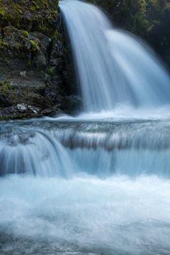 Virgin Falls in Alaska © jon manjeot
