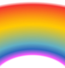 The rainbow spectrum on white background.