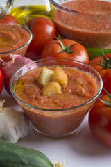 Gazpacho typical food spanish
