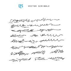 unidentified abstract handwriting scribble - obrazy, fototapety, plakaty