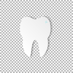 tooth dental on transparent background