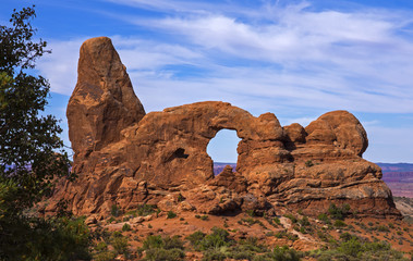 Turret Arch in Arches National Park, Utah, USA © blewulis
