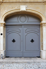 Naklejka premium porte cochère d'architecture classique