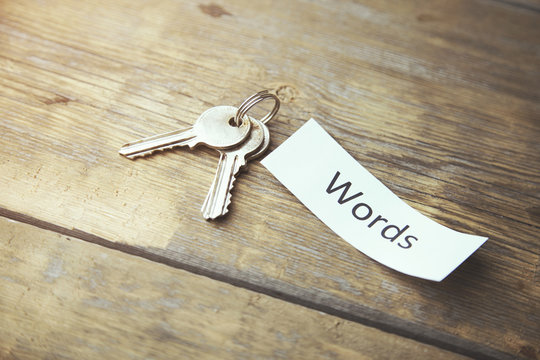 key and Words word