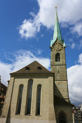 Fototapeta na wymiar Fraumunster church