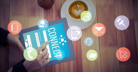 Composite image of smartphone apps icons