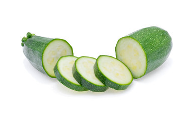 zucchini vegetables isolated on white background