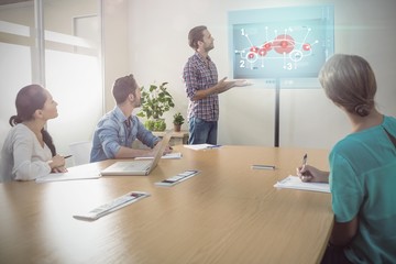 Fototapeta premium Composite image of car interface