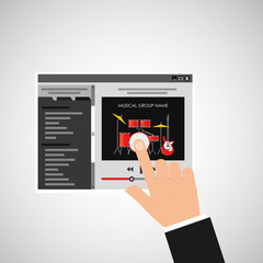 website music design