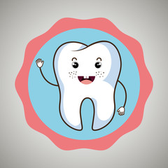 symbol tooth isolated icon design, vector illustration  graphic 