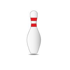 Bowling Pin icon vector