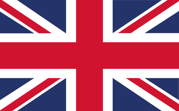 vector image of british flag