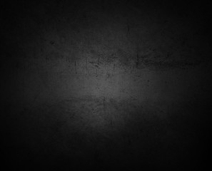 Black dark concrete wall textured background