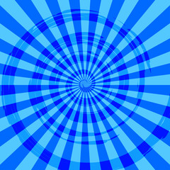 Abstract Burst Ray Background Blue