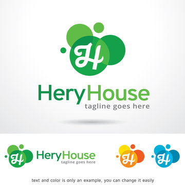 Hery House Logo Template Design Vector