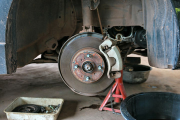 Fototapeta premium Disc brake. 