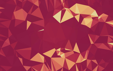 Obraz premium Abstract low poly background, geometry triangle