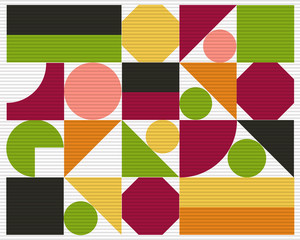 Vector abstract colorful geometric background