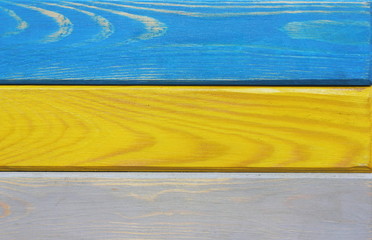 board painted in different colors