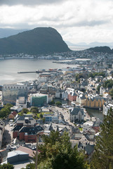 Ålesund, czarujące miasto w Norwegii.